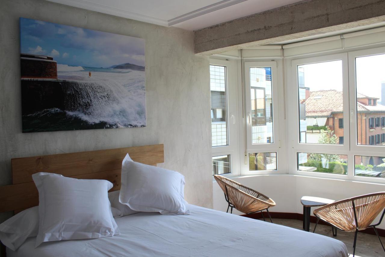 Apartamentos Zarautz Playa, Con Piscina Y Garaje Dış mekan fotoğraf