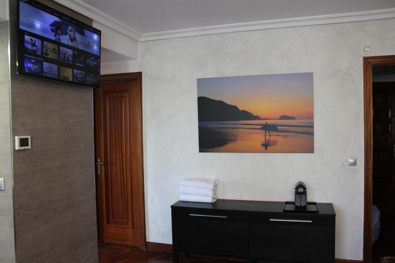 Apartamentos Zarautz Playa, Con Piscina Y Garaje Dış mekan fotoğraf