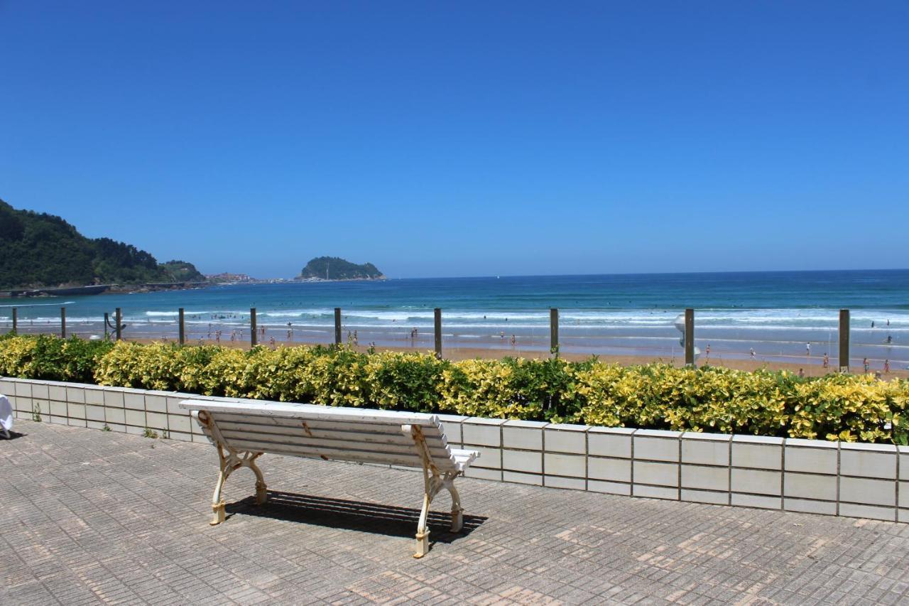 Apartamentos Zarautz Playa, Con Piscina Y Garaje Dış mekan fotoğraf