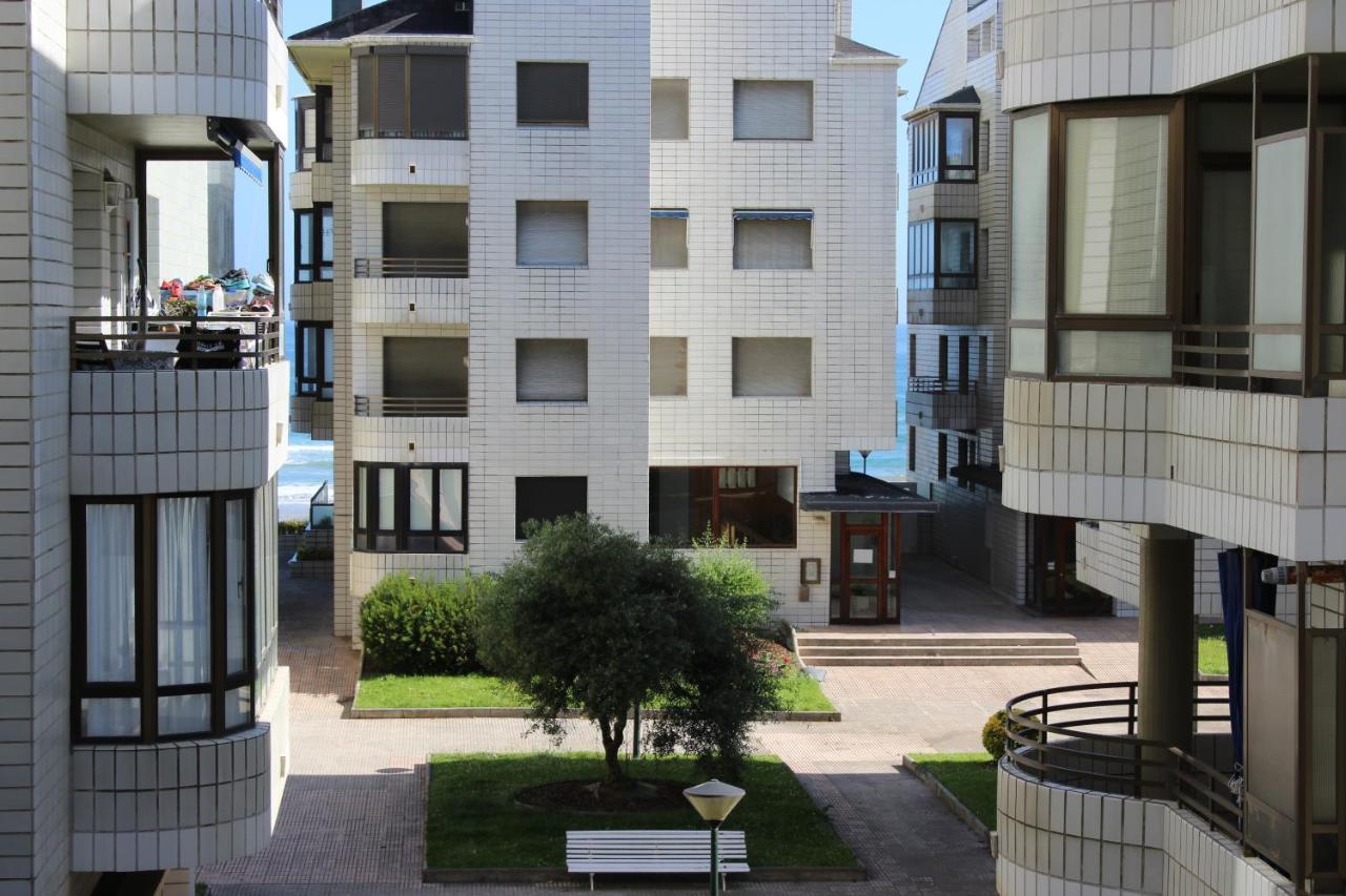 Apartamentos Zarautz Playa, Con Piscina Y Garaje Dış mekan fotoğraf